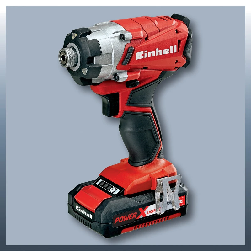 Pack Einhell Perceuse à Percussion Et Visseuse à Chocs Sans Fil 18V Li-ion 2Ah 2 Pack Einhell Perceuse à Percussion Et Visseuse à Chocs Sans Fil 18V Li-ion 2Ah – Image 2