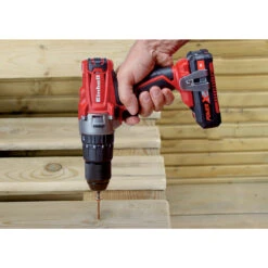 Pack Einhell Perceuse à Percussion Et Visseuse à Chocs Sans Fil 18V Li-ion 2Ah 18 Pack Einhell Perceuse à Percussion Et Visseuse à Chocs Sans Fil 18V Li-ion 2Ah -Outils Pour La Maison 11653 07