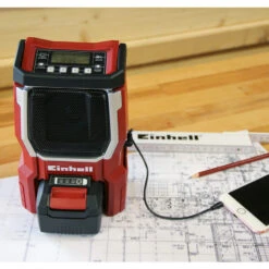 Radio Sans Fil Einhell TE-CR 18 Li Solo (machine Seule) 18V Li-ion -Outils Pour La Maison 11789 05