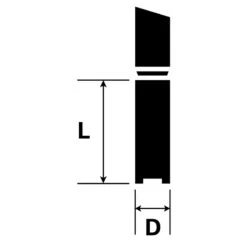 Fraise Droite à Double Tranchant Trend 8mm 12x19mm -Outils Pour La Maison 13375 31