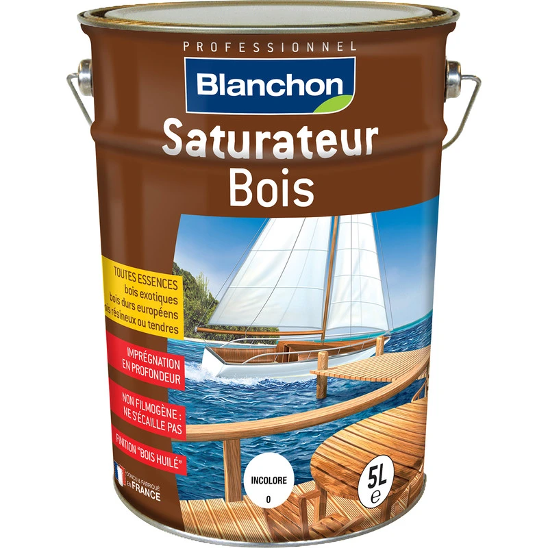 Saturateur Bois Blanchon 5L Teinte Ipé 1 Saturateur Bois Blanchon 5L Teinte Ipé