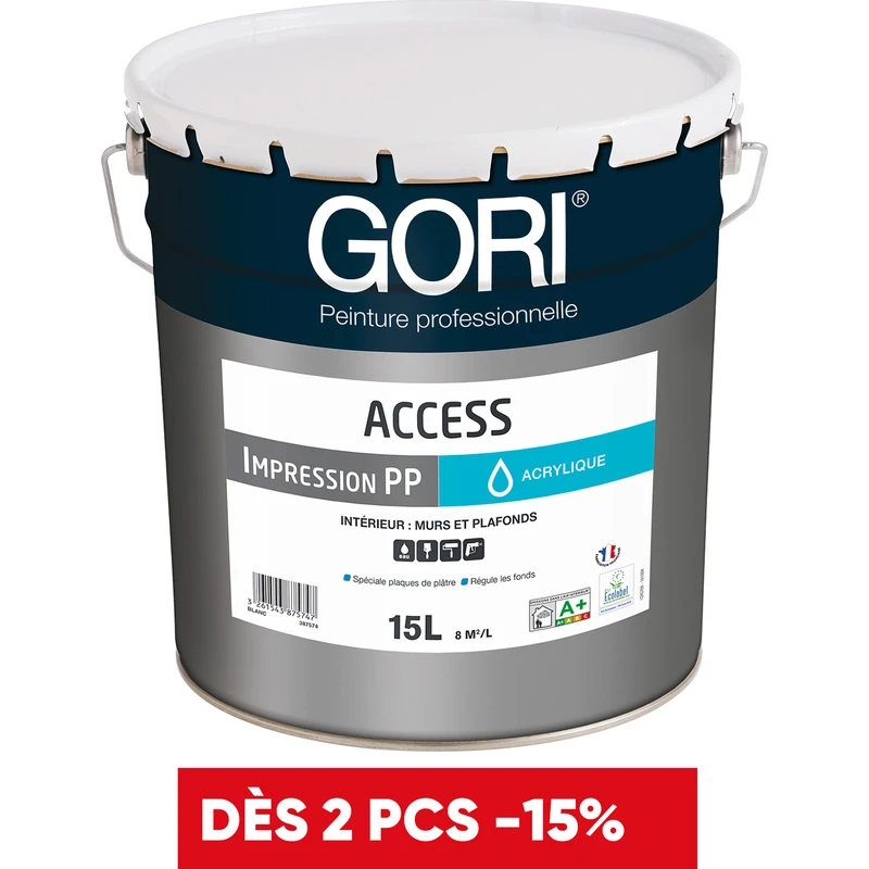 Impression GoriAccess PP Blanc - Chantier 15L *Exclu Magasin* 1 Impression GoriAccess PP Blanc - Chantier 15L *Exclu Magasin*