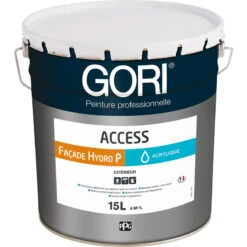 Peinture Façade GoriAcess Hydro P - Chantier 15L Blanc Mat *Exclu Magasin*