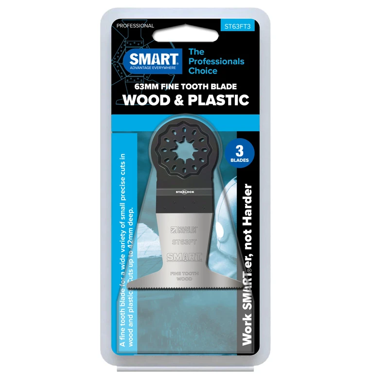 Lame De Coupe Fine En Plongée Pour Le Bois Smart Tool Starlock 63x42mm 2 Lame De Coupe Fine En Plongée Pour Le Bois Smart Tool Starlock 63x42mm – Image 2