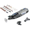 Coffret Dremel 8220 2 Adaptateurs + 45 Accessoires 12V 2,0Ah