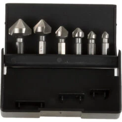 Coffret De Fraise à Ebavurer Avec Queue Hexagonal 1/4" Völkel 7 Pièces