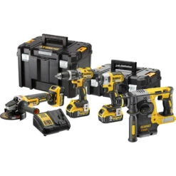 Pack 4 Machines Sans Fil Dewalt DCK422P3T-QW 18V Li-ion 5Ah