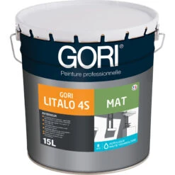 Peinture Façade GoriLitalo 4S Mat 15L Blanc *Exclu Magasin*