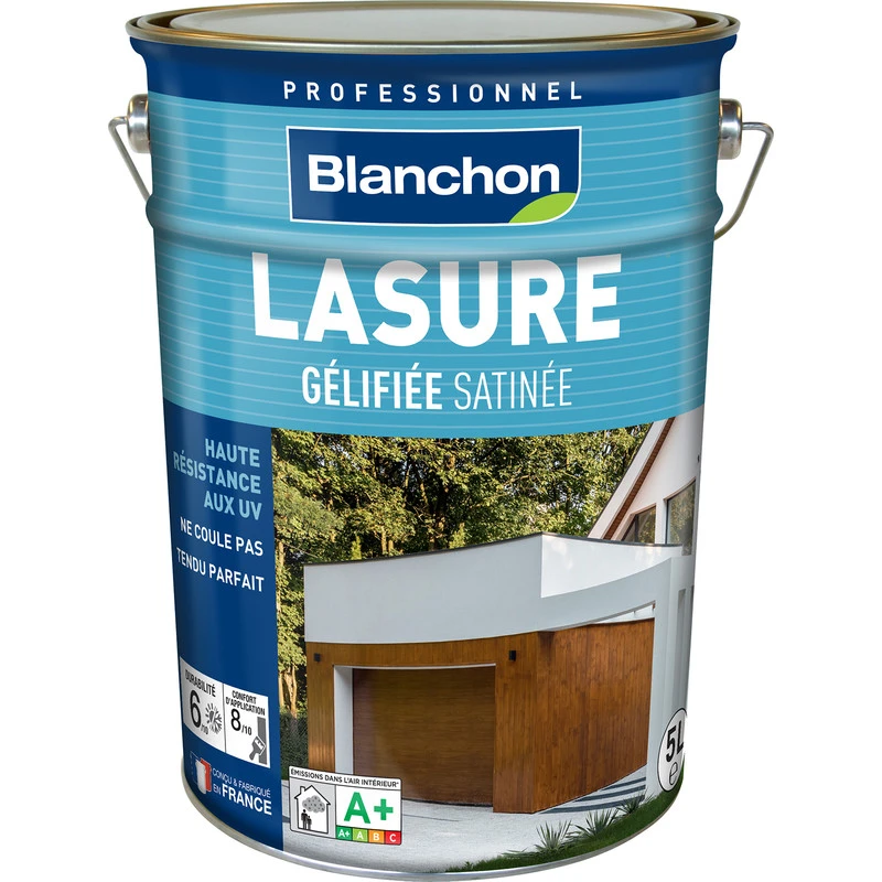 Lasure Gélifiée Blanchon Satin 5L Chêne Clair 1 Lasure Gélifiée Blanchon Satin 5L Chêne Clair