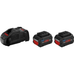 Kit Chargeur + 2 Batteries Bosch Li-Ion 18V - 5,5Ah