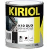 Peinture Bois & Métaux Satin K10 DUO Kiriol 0,75L Noir