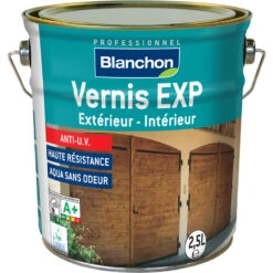 Vernis Haute Protection Bois EXP Blanchon 2,5L Satiné Chêne Clair