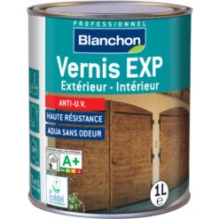 Vernis Haute Protection Bois EXP Blanchon 1L Incolore Mat