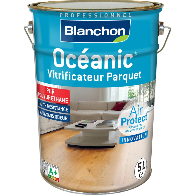 Vitrificateur Oceanic Air Protect Blanchon 5L Satiné 1 Vitrificateur Oceanic Air Protect Blanchon 5L Satiné