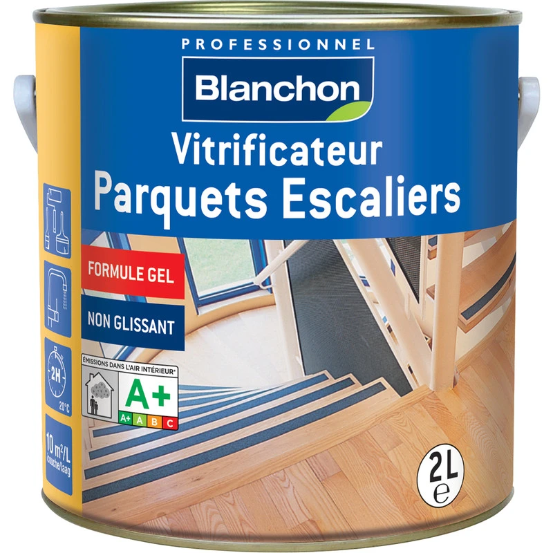Vitrificateur Parquets Escaliers Blanchon 2L Satiné 1 Vitrificateur Parquets Escaliers Blanchon 2L Satiné