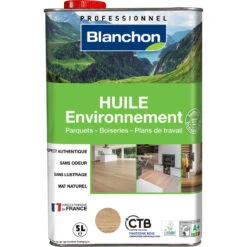Huile Parquet Environnement Biosourcée Blanchon 5L Bois Naturel