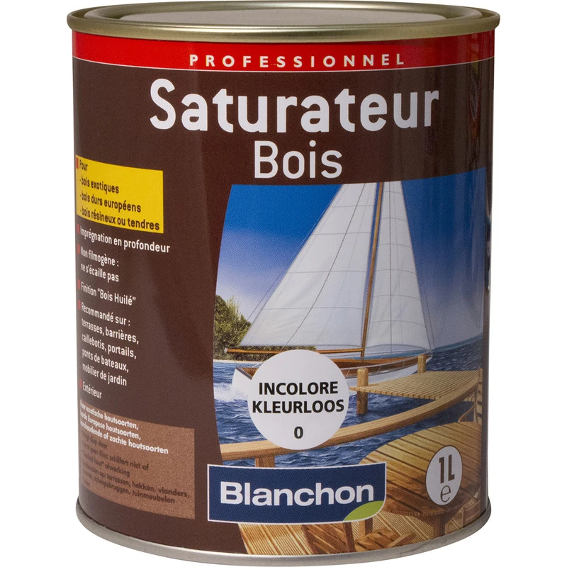 Saturateur Bois Blanchon 1L Incolore 1 Saturateur Bois Blanchon 1L Incolore