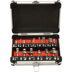 Powerplus Coffret De Fraises 8mm 15 Pièces