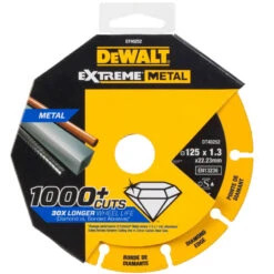 Disque Extrême Dewalt Métal Ø125x22,23x1,3mm -Outils Pour La Maison 32960 03