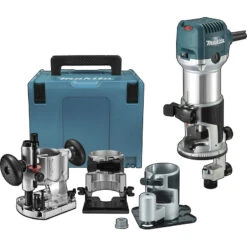 Affleureuse - Défonceuse Multifonctions Makita RT0702CX3J 710W Ø6-8mm