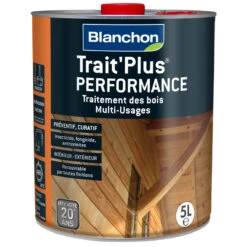 Traitement Bois Trait'Plus Performance Blanchon 5L