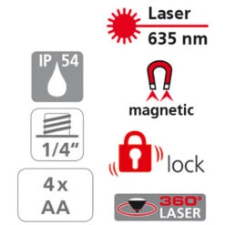 Laser à Lignes Multiples 3D Laserliner CompactPlane 360° -Outils Pour La Maison 42804 06