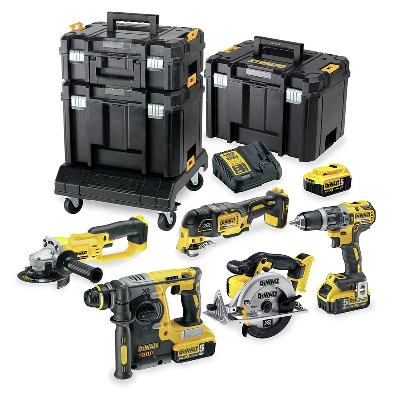 Pack 6 Machines Sans Fil DeWalt DCK654P3T-QW 18V Li-ion 5Ah 2 Pack 6 Machines Sans Fil DeWalt DCK654P3T-QW 18V Li-ion 5Ah – Image 2