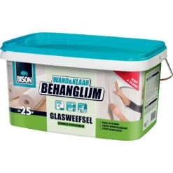 Colle à Papier Peint En Fibres De Verre Bison 5 Kg