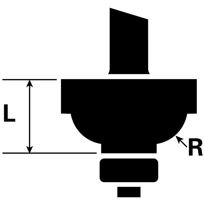 Fraise Pour Moulure 8mm 8,4x14mm 4 Fraise Pour Moulure 8mm 8,4x14mm – Image 4