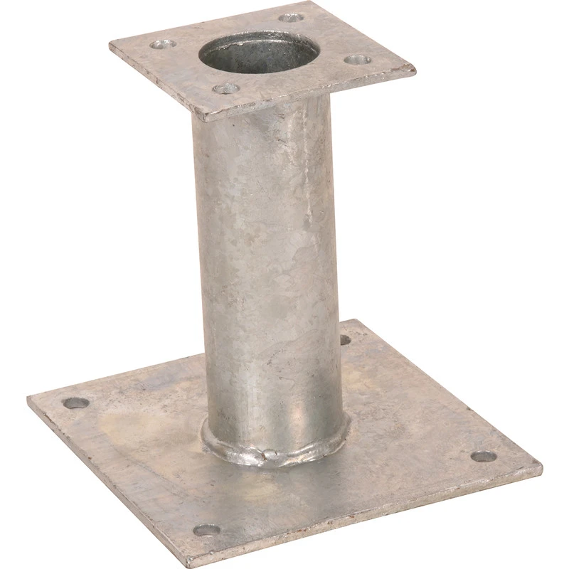 Pied De Poteau Platine 150mm 1 Pied De Poteau Platine 150mm