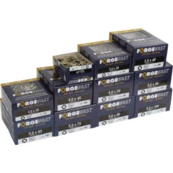 Lot De Vis Agglo Tête Fraisée Jaune PZ 1800 Pièces