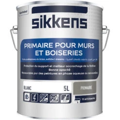 Primaire Murs & Boiseries Blanc Sikkens 5L
