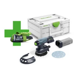 Ponceuse Excentrique Sans Fil Festool ETSC 125 Li-Basic + Batterie OFFERTE 18V - 3,1Ah Li-ion Ø125mm