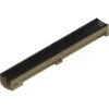 Caniveau Aco Self 100 Béton Polymère Avec Grille - Ht 102 1m X L118 X H102mm - B125