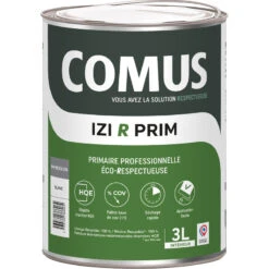 Impression Intérieure IZI'R Prim Blanc Mat Comus 3L *Dispo 48h*