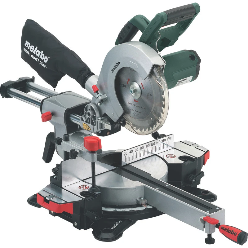 Scie à Onglet Radiale Metabo KGS 216M 1500W Ø216mm 1 Scie à Onglet Radiale Metabo KGS 216M 1500W Ø216mm