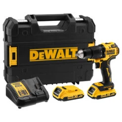 Perceuse Visseuse Sans Fil à Percussion Compacte XR Dewalt DCD709D2T-QW 18V Li-Ion 2x2Ah