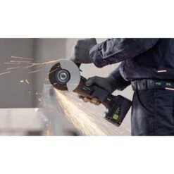 Meuleuse D'angle Sans Fil Festool AGC 18-125 Li EB-Basic + Batterie OFFERTE 18V - 5Ah Li-ion Ø125mm -Outils Pour La Maison 70646 03