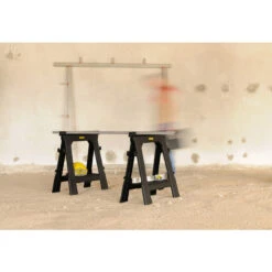 Tréteaux Pliables Stanley 450kg 11 Tréteaux Pliables Stanley 450kg -Outils Pour La Maison 71115 05