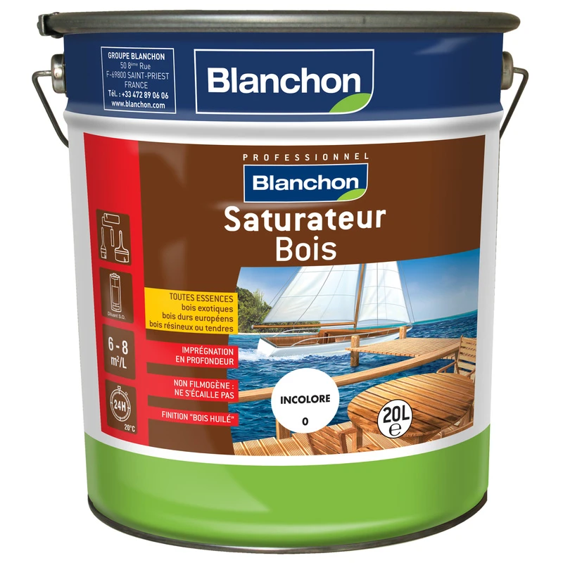 Saturateur Bois Blanchon 20L Incolore 1 Saturateur Bois Blanchon 20L Incolore
