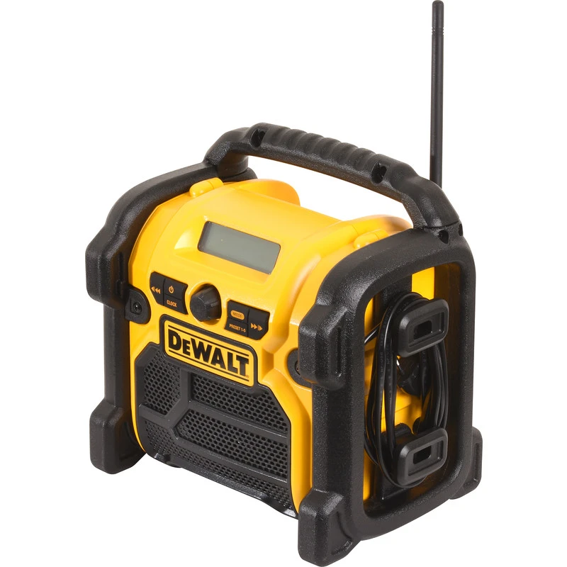 Radio De Chantier DeWalt DCR019-QW FM/AM 10,8- 14,4- 18V Li- Ion 1 Radio De Chantier DeWalt DCR019-QW FM/AM 10,8- 14,4- 18V Li- Ion