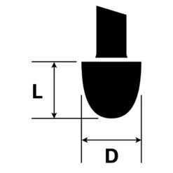 Kreator Fraise à Gorge 8mm 13x13mm -Outils Pour La Maison 78978 02