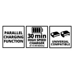 Chargeur Double Einhell Li-Ion 18V -Outils Pour La Maison 79155 03