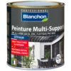 Peinture Extérieure Multi-supports Satinée Blanchon 0,5L Gris Anthracite RAL7016