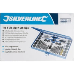 Coffret De Tarauds Et Filières 40 Pièces -Outils Pour La Maison 86203 02