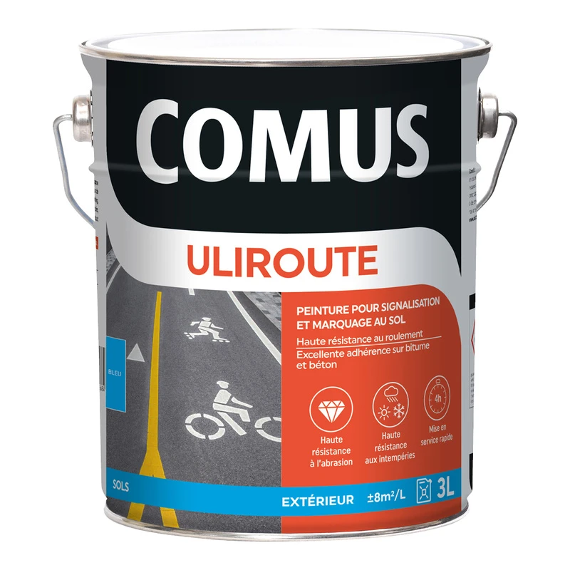 Peinture De Signalisation Uliroute Comus 3L Bleu *Dispo 48h* 1 Peinture De Signalisation Uliroute Comus 3L Bleu *Dispo 48h*