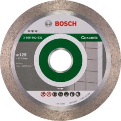 Disque Diamant Bosch Spécial Céramique Ø125 X22,2x1,8mm
