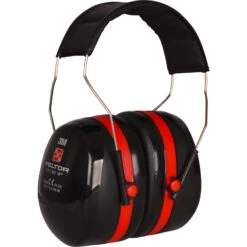 Casque Antibruit 3M PELTOR Optime III Rouge SNR 35dB
